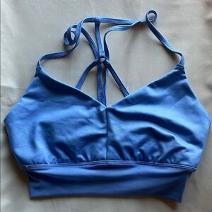 ALO Yoga Strappy Sports Bra - Periwinkle